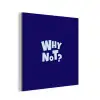 Blauw - Why not - Minimalistisch aluminium wit klein -3d