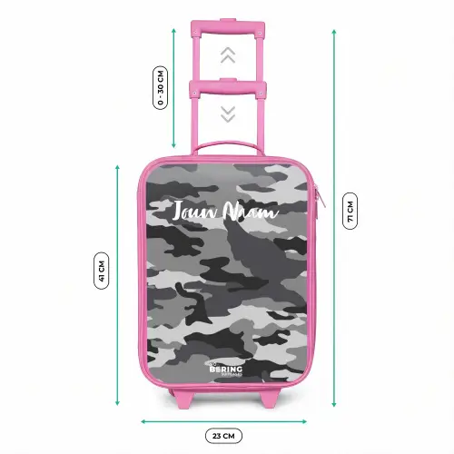 Camogrijs Kinderkoffer - Roze klein -productfoto_formaten