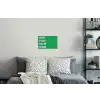 Amor - Valentijn - Groen - Tekst Muursticker klein -slaapkamer