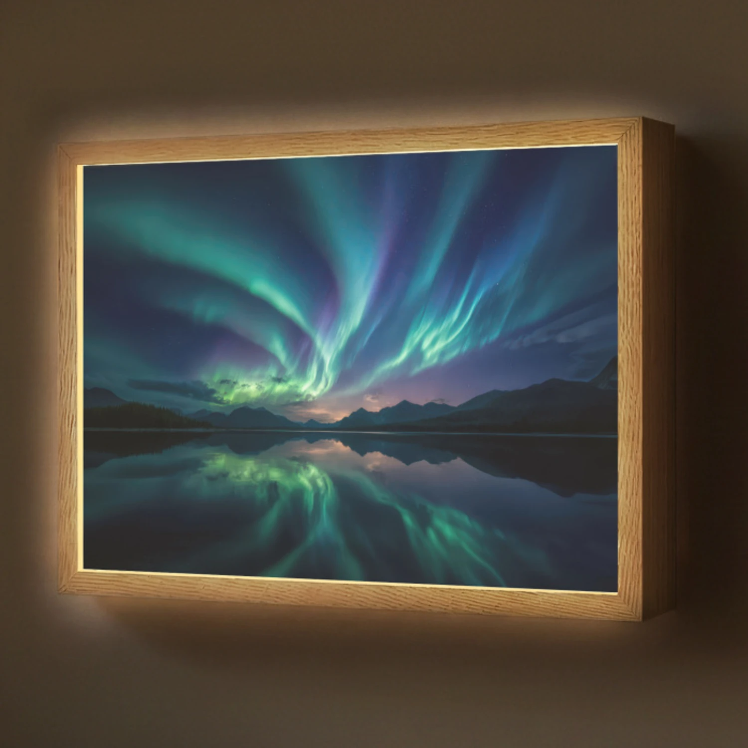 Noorderlicht - Kleurrijk - Bergmeer Light Box met batterij (Wandlamp) middel -z3d_website