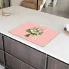 Bloemen - Lint - Kaartje Inductie beschermer vinyl 3mm klein -sfeer8