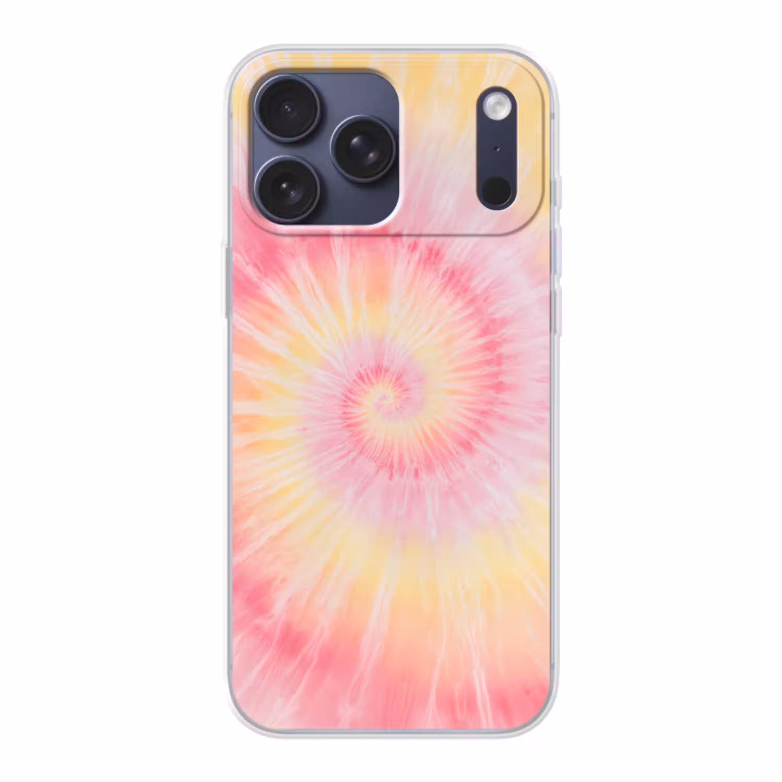 Patroon - Tie Dye - Pasteltinten - Roze Telefoonhoesje iPhone 17 Pro Max klein -3d