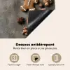 Winter - Kerst - Warm - Eten Inductie beschermer vinyl 3mm middel -usfeer4_FR