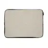 Lichtbeige - Terrazzo - Grijs laptophoes neopreen klein 279 -3d