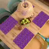 Panterprint - Paars - Groen - Neon Placemat vinyl groot 368 -zzsfeer5_Kitchenyeah-website