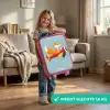 Vos - Vliegtuig -  Vliegen Kinderkoffer - Roze klein -sfeer2_NL