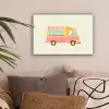 Ijskar - Retro - Softijsjes - Roze canvas 2cm klein -sfeer1