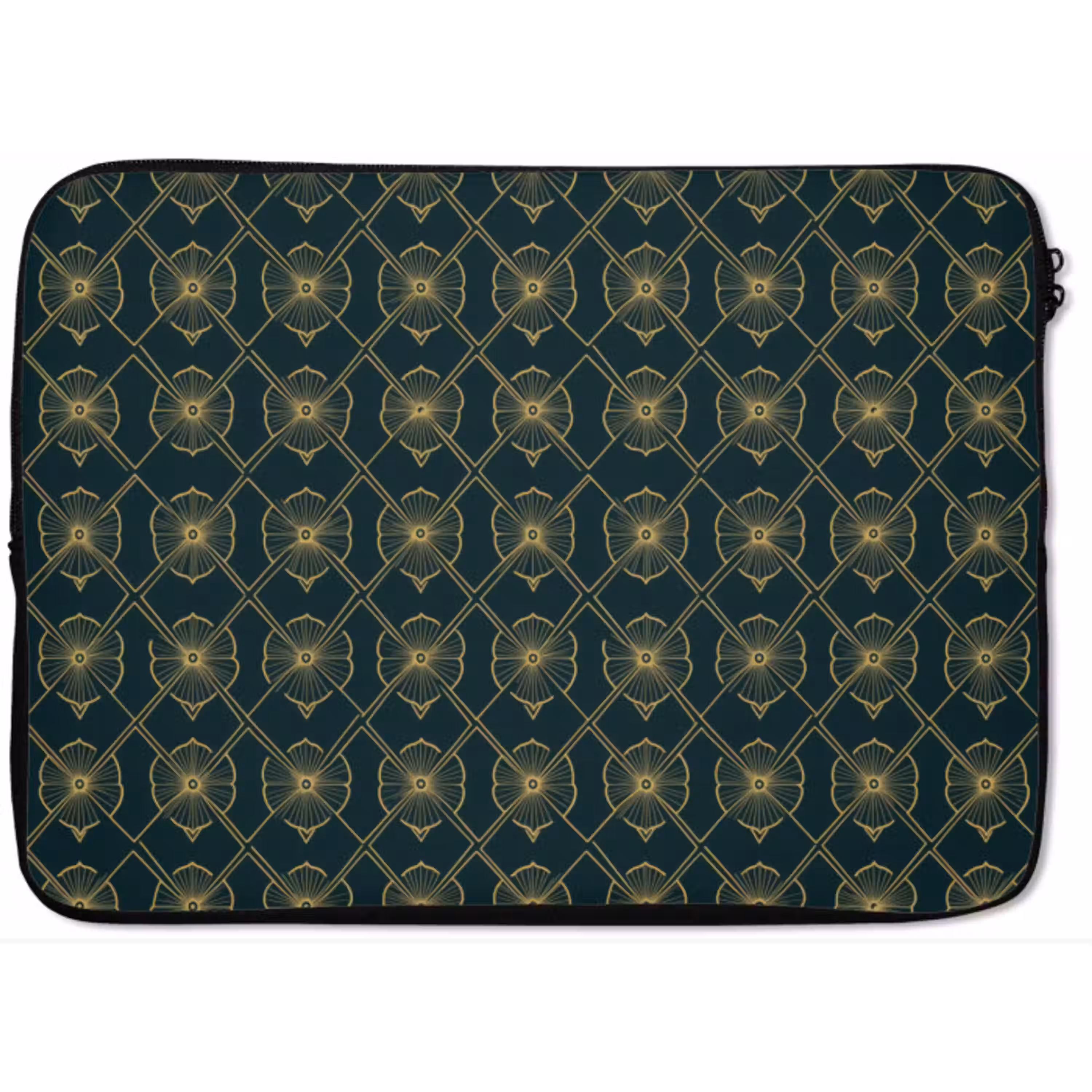 Geometrisch - Elegant - Groen laptophoes neopreen klein 279 -zkaufland3dotto