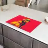 Zonnebril - Schedel - Jas - Rood Inductie beschermer vinyl 3mm klein -sfeer8