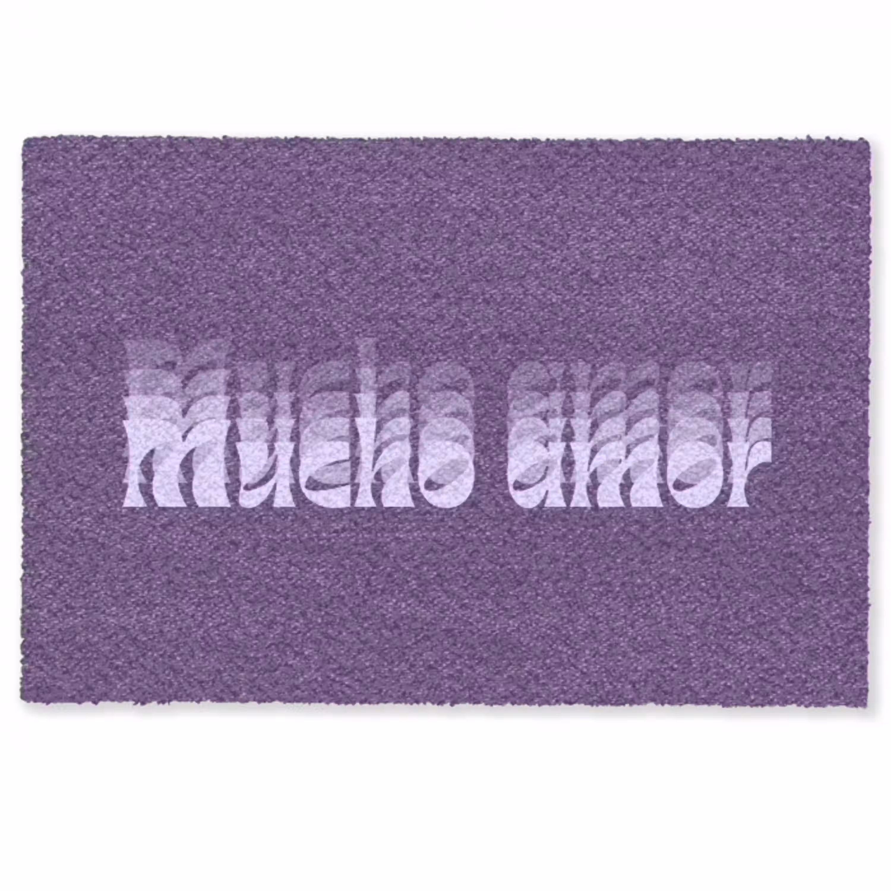 Mucho amor - Paars - Grafisch Deurmat klein -zkaufland3d