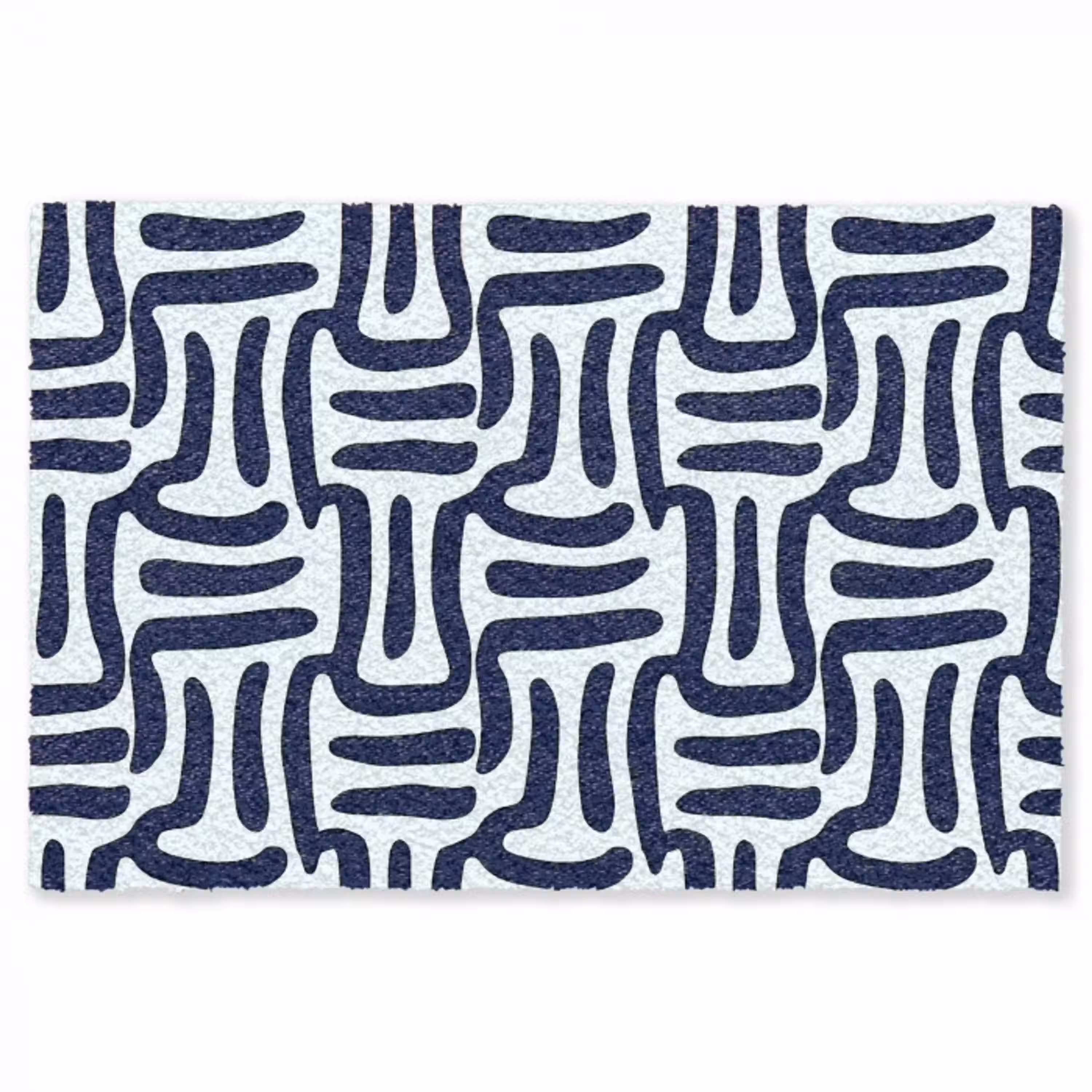 Abstract - Modern - Blauw Vloerkleed Rechthoek klein 1091 -3d