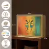 Dansen - Vrouwen - Verfstructuur Light Box met batterij (Wandlamp) middel -USP_websiteoverzichtNL