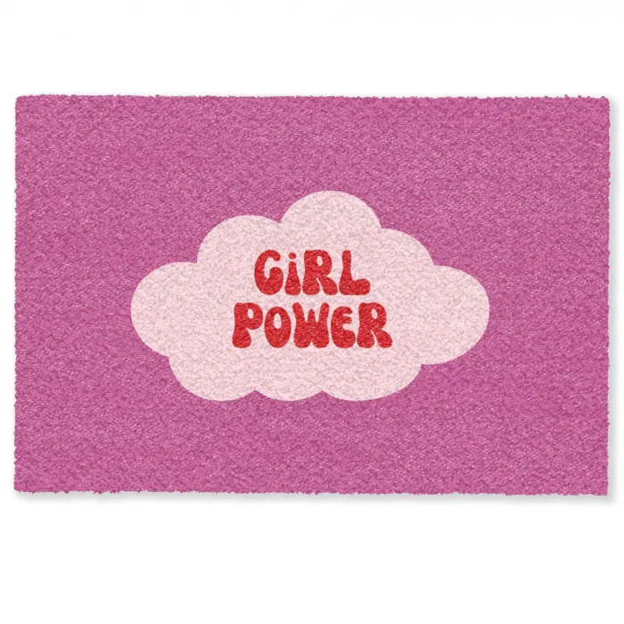 Girl power - Wolk - Roze Deurmat klein -zkaufland3d