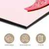 Cowboylaarzen - Roze - Boeket - Bloemen aluminium wit klein -closeup_NL
