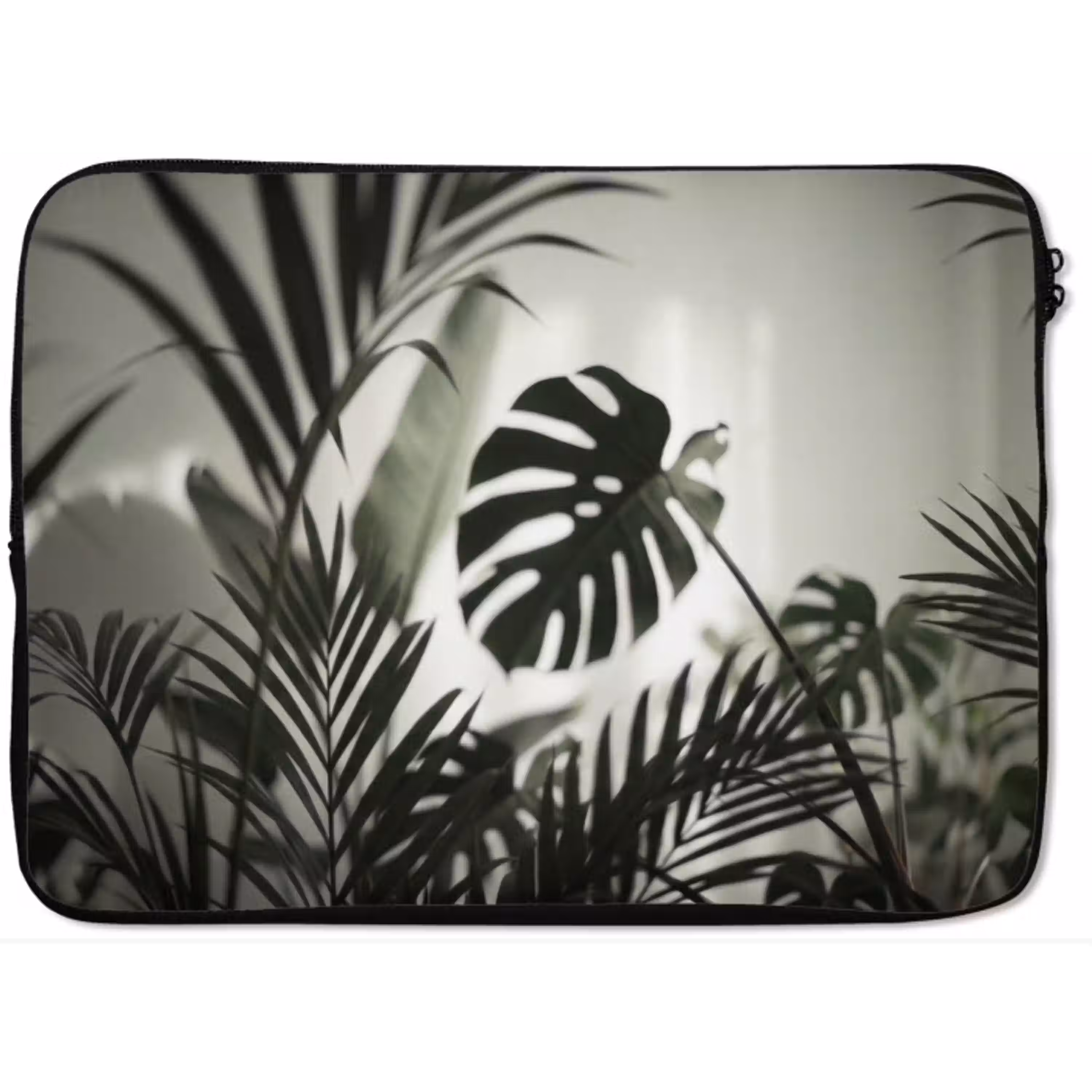 Planten - Bladeren - Natuur - Minimalistisch - Groen laptophoes neopreen klein -zkaufland3dotto