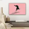 Kat - Skateboard - Roze canvas 2cm klein -sfeer6