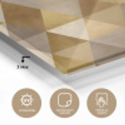 Geometrisch - Driehoek - Goud plexiglas 5mm klein 11 -wsfeer2_DE