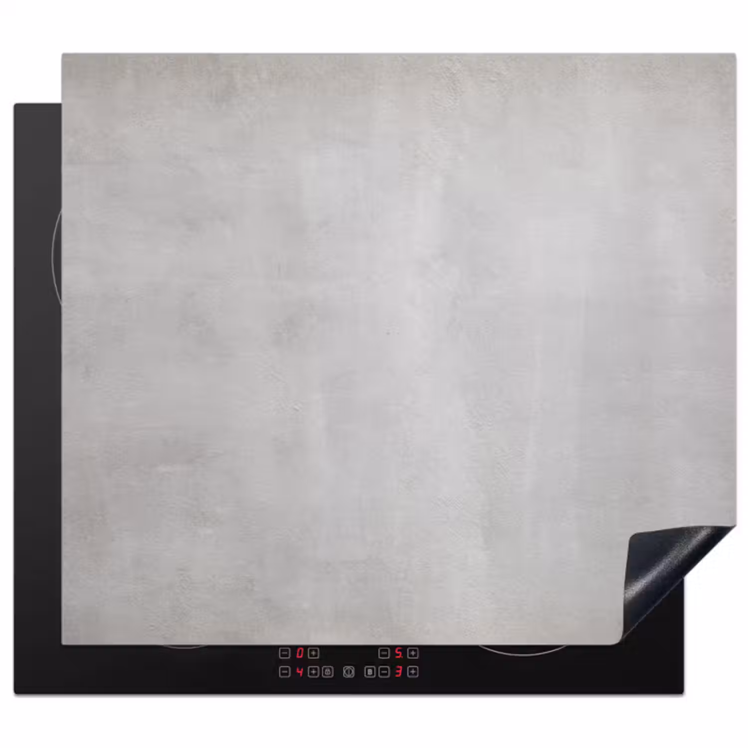 Inductie beschermer - Stille Betonnen Canvas