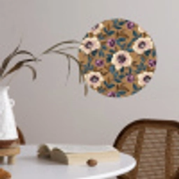 Floraal - Stilleven - Kleurrijk Wandcirkel behangsticker klein 186 -sfeer3