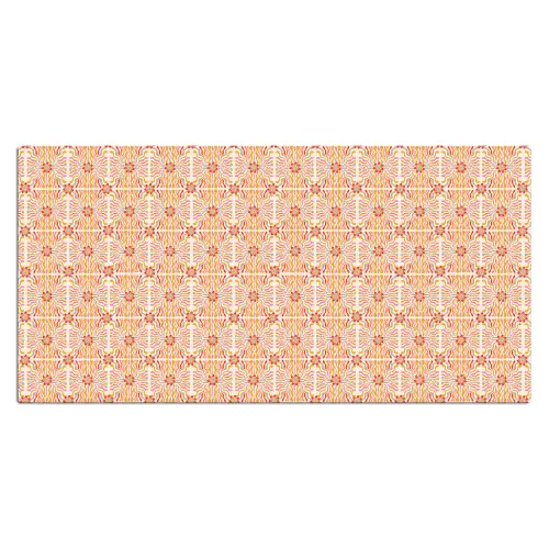 Patroon - Retro - Kleur Muismat XXL klein 681 -3d_leeg