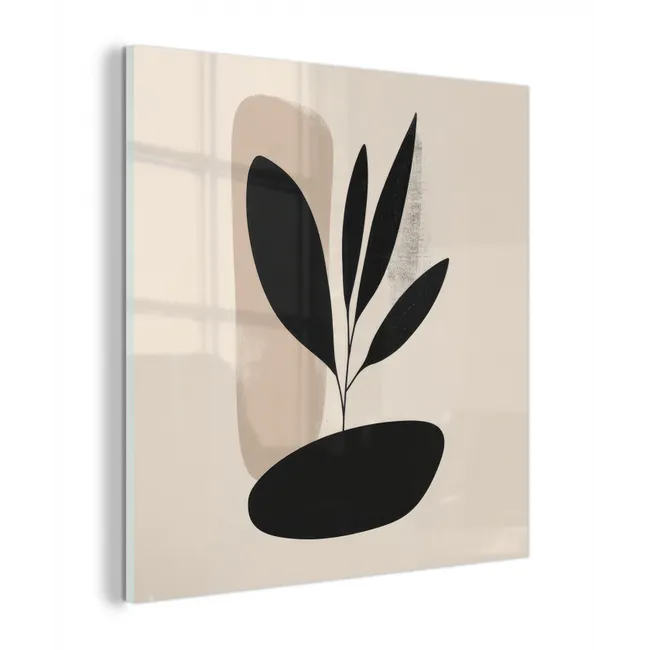 Plant - Beige - Japandi plexiglas 5mm klein -z3d