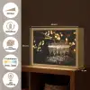 Lichtjes - Champagne - Dienblad - Glazen Light Box met batterij (Wandlamp) middel -USP_websiteoverzichtNL