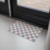 Vlakken - Hartjes - Patroon - Retro Deurmat klein 898 -sfeer2
