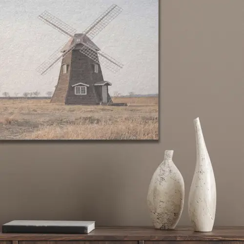 Windmolens - Landschap - Veld PET vilt klein -sfeer6_closeup