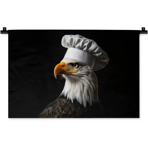 Arend -Amerika - Koksmuts - Vogel - Stoer Wandkleed katoen klein -zz3d