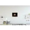 Liefde - Modern - Bloemen textielposter latten blank klein -kinderkamer