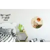 Takken - Vormen - Abstract Wandcirkel aluminium klein -kinderkamer