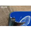 Vlinder - Wit - Getekend - Stippen Placemat vinyl groot -closeup