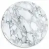 Mozaïek - Marmer - Wit - Onregelmatig Wandcirkel plexiglas klein 852 -3d