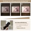 Kitten - Bloemen - Vlinders - Paars Light Box met batterij (Wandlamp kind) middel -USP_dimbaarNL