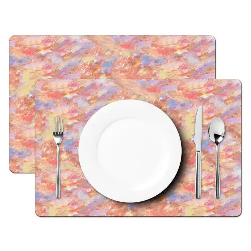 Abstract - Multi - Kleur - Verf Placemat vinyl groot 368 -zzsfeer2_Kitchenyeah-website
