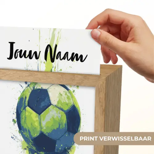 Illustratie - Abstract - Voetbal - Verfspatten Light Box met kabel (Kinderlampje) klein -USP_websiteprintNL