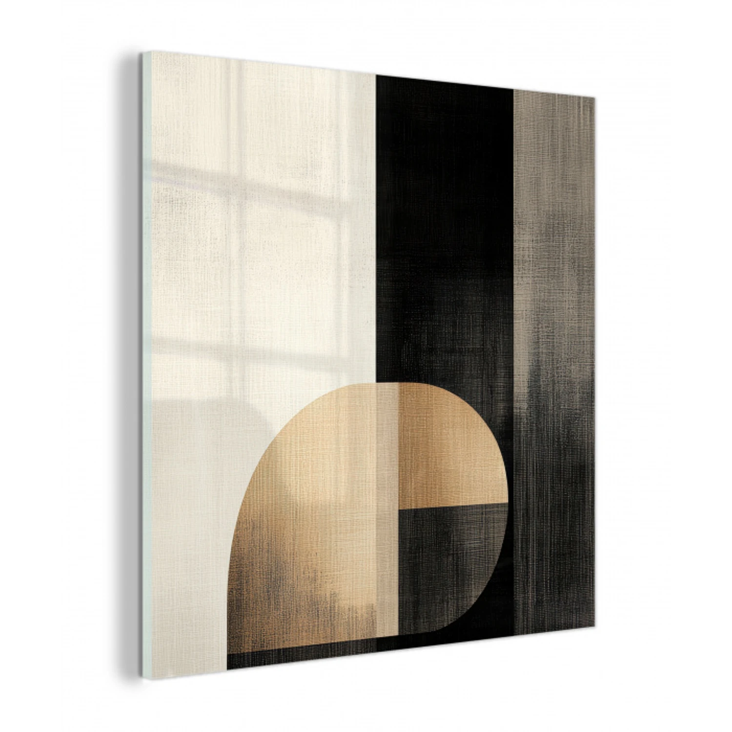 Vormen - Modern - Zwart plexiglas 5mm klein -z3d