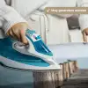 Houten steiger - Helderblauwe lucht Wandkleed katoen klein -sfeer9