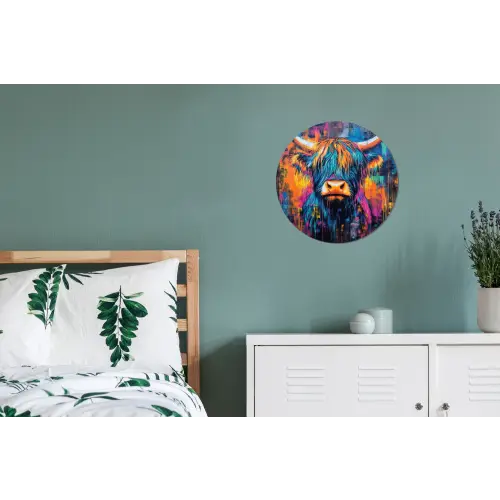 Marmer - Modern - Goud Wandcirkel aluminium klein -slaapkamer