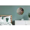 Winter - Kerst - Beton - Gingerbread man Wandcirkel aluminium klein -slaapkamer