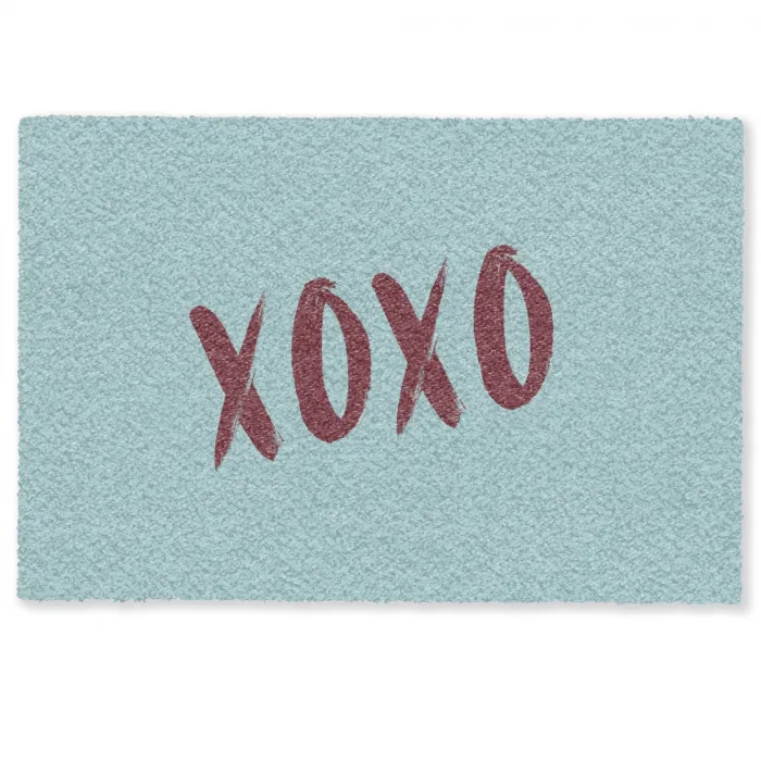 XOXO - Blauw - Rood Deurmat klein -zkaufland3d