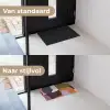 Vormen - Abstract - Kleuren - Vierkant Deurmat klein -voor-na_NL