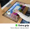 Doorkijk - Berg - Landschap - Uitzicht - Meer Muismat XXL klein -sfeer3