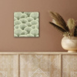 Waaier - Blad - Groen aluminium wit klein 46 -sfeer4