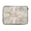 Zandkleurig - Marmer - Natuursteen laptophoes neopreen klein 279 -3d