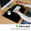 Citroenen - Peper - Kruiden - Graffiti - Verf - Abstract Muismat XXL klein -sfeer3