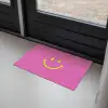 Smiley - Vrolijk - Roze Deurmat klein -sfeer2