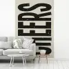 Cheers - Japandi - Zwart - Letters fotobehang vinyl groot -woonkamer