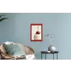 Cupcake - Kers - Rood Muursticker klein -plant