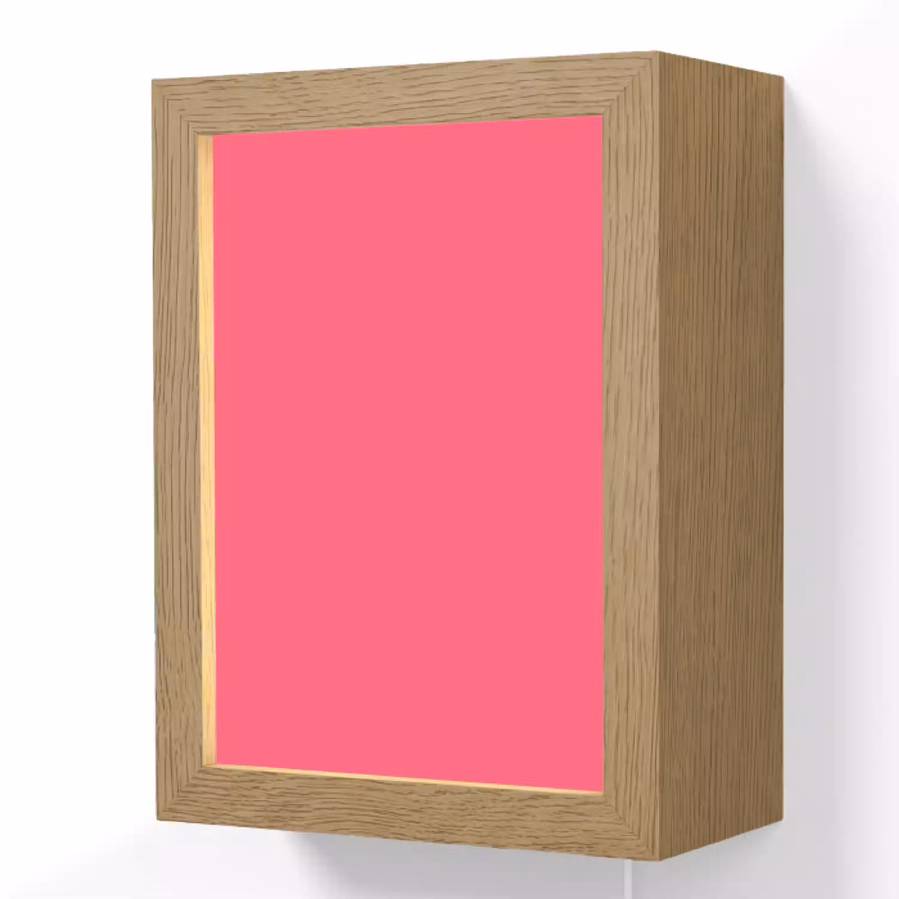 Neon - Flamingo - Roze Light Box met kabel (Wandlamp) klein 929 -3d